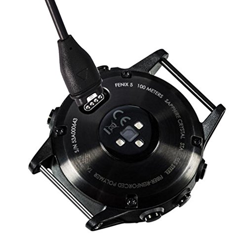 Zerone Cabo de carregamento de 9,5 cm de comprimento para Garmin Fenix 5 5S 5X/Forerunner 935, adapt