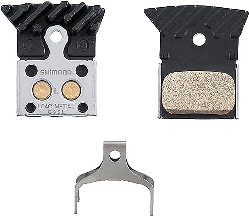 Shimano BRBX M04 resin pad steel back, Black