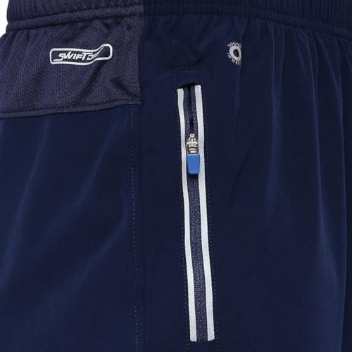 Image of Van Heusen Athleisure Men's Quick Dry Track Pants (51042 Navy S)