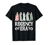 Jane Austen Book Club Vintage Regency Era Fashion Style T-Shirt