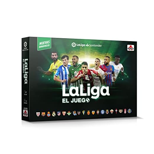 Borras - El Juego de La Liga 2021/22. Juego de Mesa de Estrategia basado en la Liga, El Juego de Mesa para los Amantes del fútbol, A Partir de 10 años (19175)