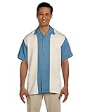 Harriton Men's Bahama Cord Camp Shirt