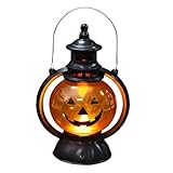 Élément festif : ajoutez une touche festive à votre fête avec cette lanterne LED à poney, dotée d'une lampe citrouille avec des découpes fantaisistes. Ajoutez plus de plaisir à votre fête