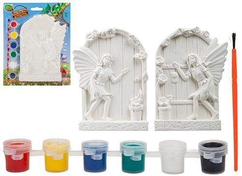Pms 1 X Paint Your Own Garden Fairy 17Cm Door, 1 Selected At Random!