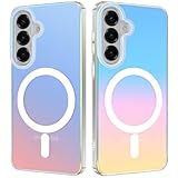 Cover Magnetica per Samsung Galaxy S26 Plus Compatibile con MagSafe Ricarica Wireless, Custodia con Effetto Iridescente Protezione Antiurto Graffi Case