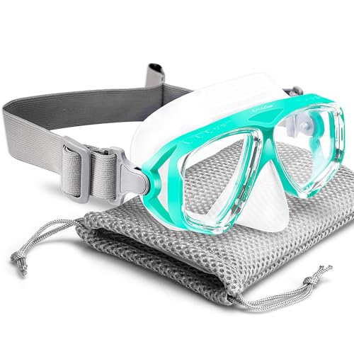 Lunettes de natation enfants sangle en tissu et jupe étanche étanchéité maximale