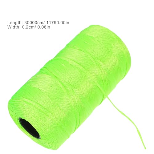Zerodeko cuerda trenzada para albañilería cuerda torcida para albañiles cuerda resistente verde para marcado de propiedades y proyectos de construcción miniatura 2