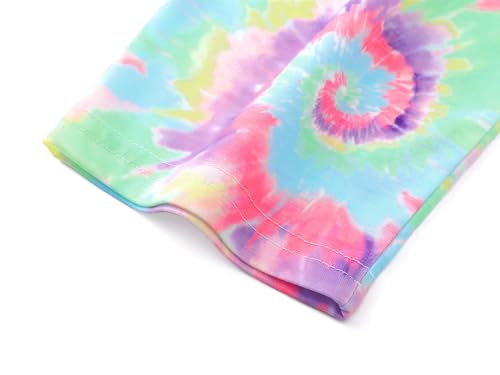 Image of Beezizac Girls Pajamas Cute Print Short /Long Sleeve Pants Set Size 6-18 | Soft Stretch Poly Blend, Comfy Crewneck, Elastic Waist Pants, Everyday & Holiday Sleepwear for Big Girls, Tweens & Teens