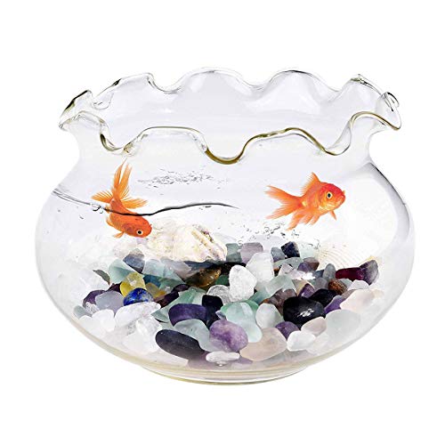 Wayber W-CS-005B Decorative Crystal Pebbles, 2 Lb/920G (Fill 1.8 Cups) Natural Quartz Stones Aquarium Gravel Sea Glass Rock Sand thumb #5