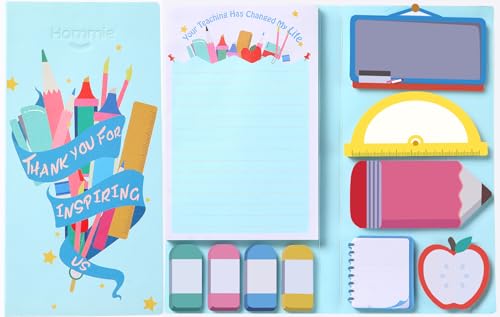 Sticky Notes Set Blackboard Self-Stick Note Pads Teacher Appreciation Gift Writing Memo Pads School Office Supplies