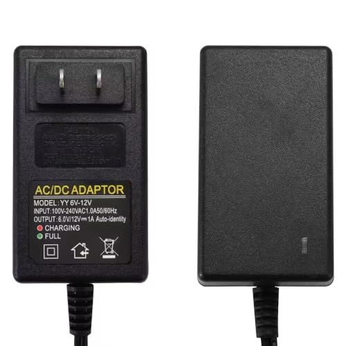 Yusglvia Auto-Identity 6V/12V Seal Lead Acid Battery Charger, Floating Charge, Short Circuit Protection