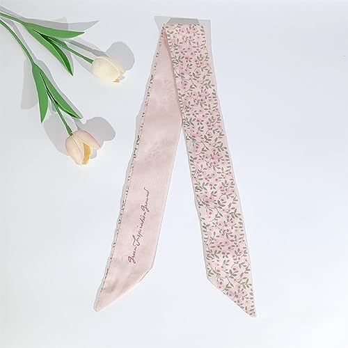 QTMY 4 Pack Purse Scarf for Bags Silk Head Scarf for Hair Handbag Women Scarfs Band Hair Neck Scarves Fashion Gifts,1343