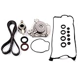 SCITOO Timing Belt Water Pump Kit Valve Cover Gasket Automotive Replacement Timing Parts Chain Sets fit 1996-2000 Honda Civic 1.6L SOHC D16Y7