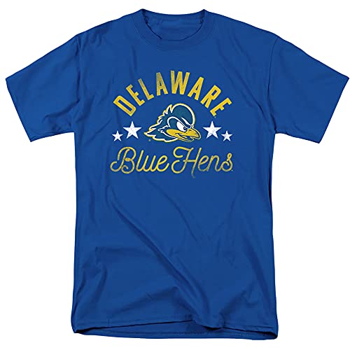 University of Delaware Official Blue Hens Unisex Adult T-Shirt, Blue Hens, Large