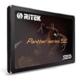 Ritek 120GB SSD (Internal Solid State Drive) 3D NAND 2.5' SATA III 6Gb/s Ultra Slim 7mm Up to 550 MB/s Panther SE