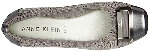 Image of Anne Klein Uplift Flats for Women - Textile Upper and Lining - Stretch Collar - 90 Flexibility - Square Cap Toe