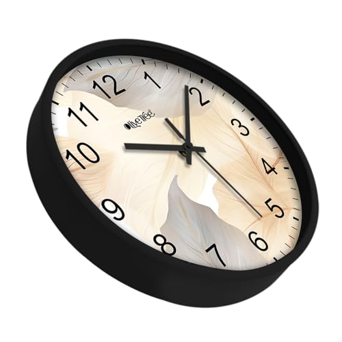 Image of Olive Tree Wall Clock 12 inch Decorative Plastic Wall Clock TIK-Tok Movement Classic Clock Battery Operated Round Easy to Read for Room /Home /Kitchen /Bedroom /Office /School - 9082