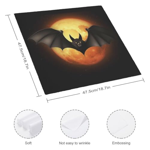 Servilletas de Tela Halloween Bat 18x18 Pulg Reutilizables miniatura 2