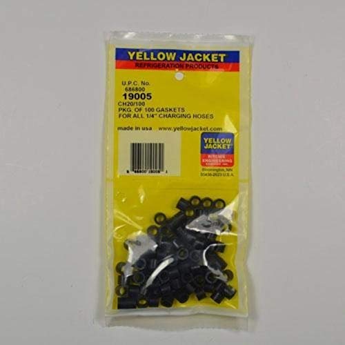 Yellow Jacket 19005 CH20 for 1 4 Hose (Pack of 100)