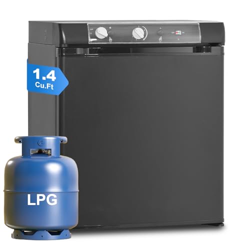 12V/Propane RV Refrigerator 1.4 cu.ft 3-Way
