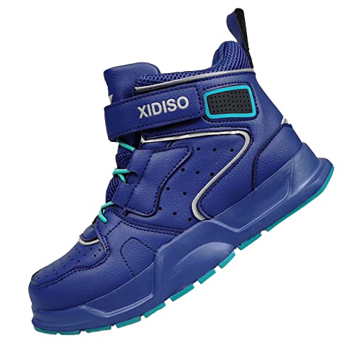 FUSHITON Baskets Mode Enfant Garçon Chaussures de Running Chaussure Bébé Bsakets Légère Fille, Bleu, 36EU Cover