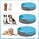 EUGAD Hundepool für Große Hunde 160x30cm, Hunde Planschbecken mit Abdeckung, Faltbarer Hunde Pool, Anti-Rutsch Hundeplanschbecken, PVC Planschbecken Schwimmbecken Wasserspielzeug für Hunde