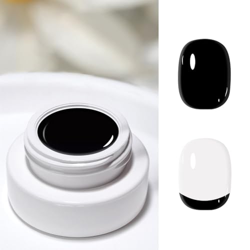 Gel Paint For Nails Art, Black Gel Polish For French