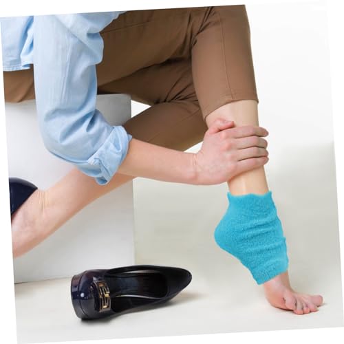 NOLITOY Comfortable Foot Sleeves Breathable Heel Socks for Achilles Tendonitis Running and Cold Days4