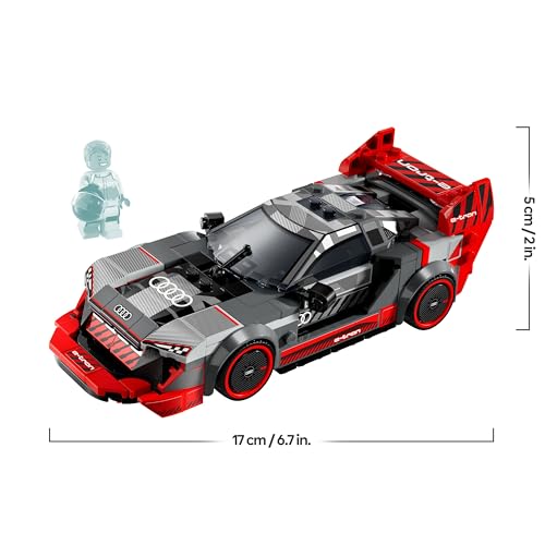 Speed Champions Auto da Corsa Audi S1 E-Tron Quattro, Modellino da Costruire di Macchina Giocattolo per Bambini e Bambine da 9 Anni in su con Minifigure del Pilota, Veicolo da Esposizione 76921 - Lego - Immagine 5