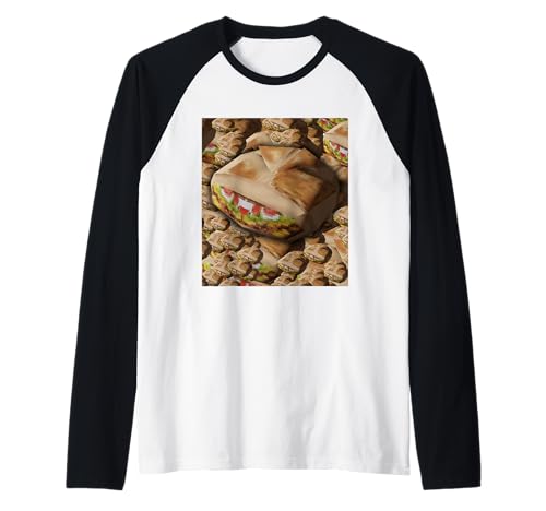 CONGELAMIENTO Rojo Camiseta Manga Raglan