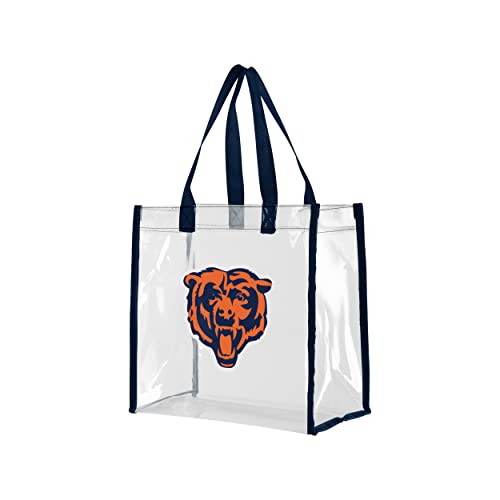 FOCO Bolsa reutilizável NFL Clear Stadium, ursos chicago, Large, Bolsa transparente para estádio