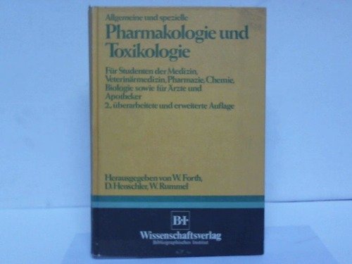 Allgemeine Und Spezielle Pharmakologie Und Toxikologie