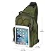 Qcute Tactical Backpack, Waterproof Military Cross-body Molle Sling Shoulder Backpack Chest Bag for Outdoor Every Day Carry (Army green)