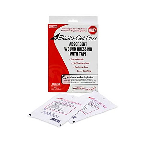 Elasto-Gel Sterile Wound Dressing with Tape 2