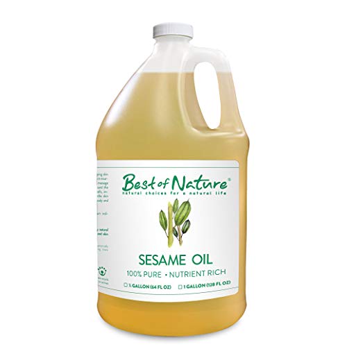 Best Of Nature 100% Pure Sesame Massage & Body Oil (Half Gallon) #TOP7