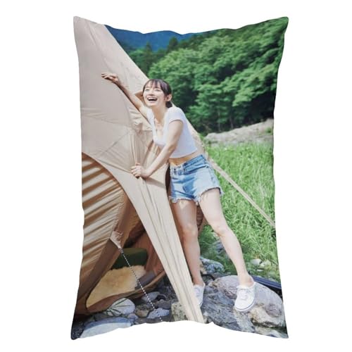 吉岡里帆197 抱き枕カバー クッションカバー インテリア グズ い背当て飾り 座布団 置物 抱きまくら 12 "x20 "