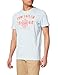 Produktbild TOM TAILOR Herren Logodruck T-Shirt, 13302-Light Metal Blue, M