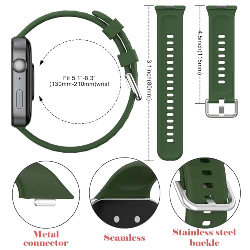 Correas reemplazo silicona para Huawei Watch FIT miniatura 3