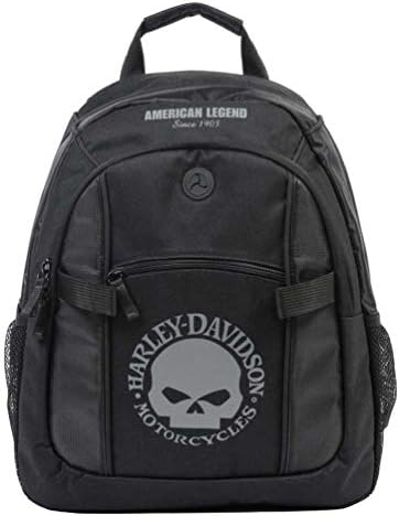 harley davidson skull backpack