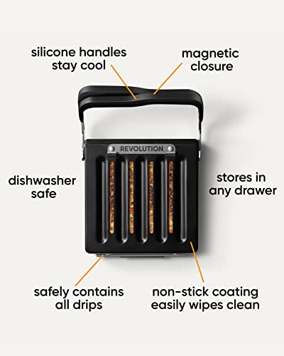 Revolution Panini Press Accessory For Toasters. Make Grilled Cheese, Paninis, Quesadillas And More In Your Toaster. Perfectly Melts And Crisps. Safe And Easy To Clean. #TOP5
