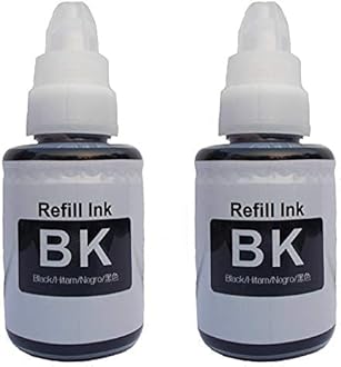 Trendvision GI-790 (2 Black) Compatible Ink Bottle - Compatible with Canon PIXMA G1000, G1010, G2000, G2002, G2010, G2012, G3000, G3010, G3012, G4000, G4010 Printers