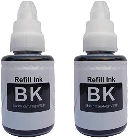 GI-790 (2 Black) Compatible Ink Bottle - Compatible with Canon PIXMA G1000, G1010, G2000, G2002, G2010, G2012, G3000, G3010, G3012, G4000, G4010 Printers
