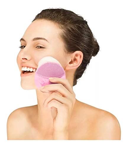 Esponja Silicone Limpeza De Pele Facial Massageador Elétrica