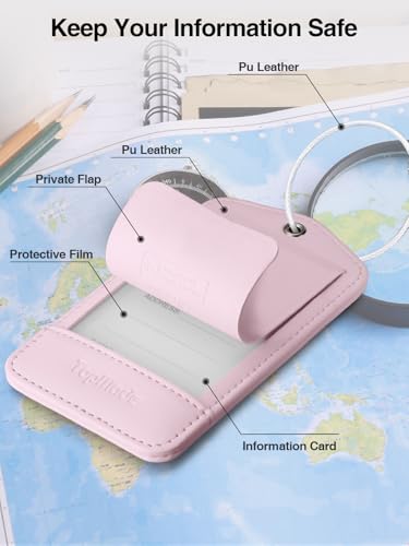 Image of TopMade Luggage Tags, Works with Apple Find My, Smart Suitcase Tag Tracker