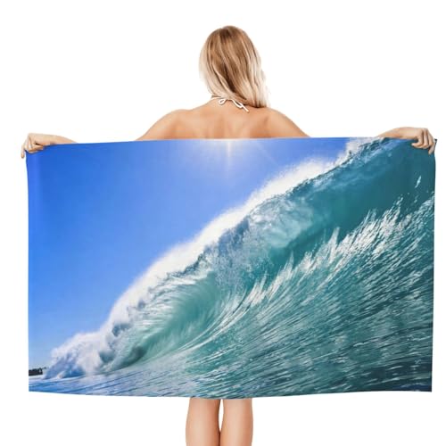 Serviettes de piscine microfibre douces grand drap de bain plage HD