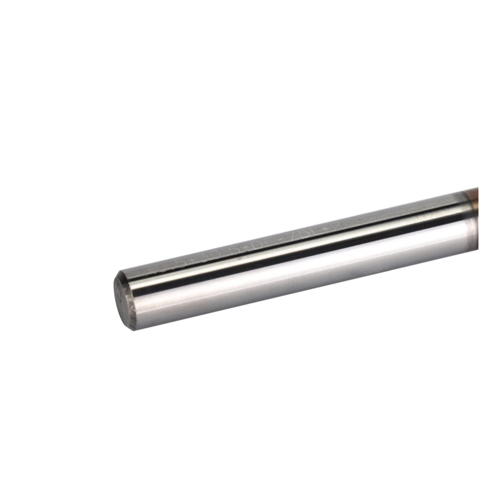 5 szt. / partia 2-warstwowe stożkowe frezy kulkowe frez z węglika wolframu powlekany HRC62 D4 D6 solidne 4 mm 6 mm frezy CNC stożkowe do drewna metalowe frezy stożkowe (5 szt. R0,75 15 50 D4)