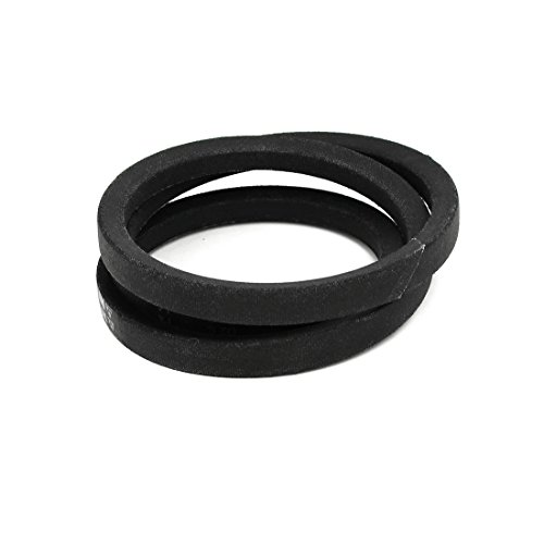 sourcingmap® B49 Rubber Machine Transmission Band B Type Drive Vee V Belt Black 0.67-Inch x 49-Inch