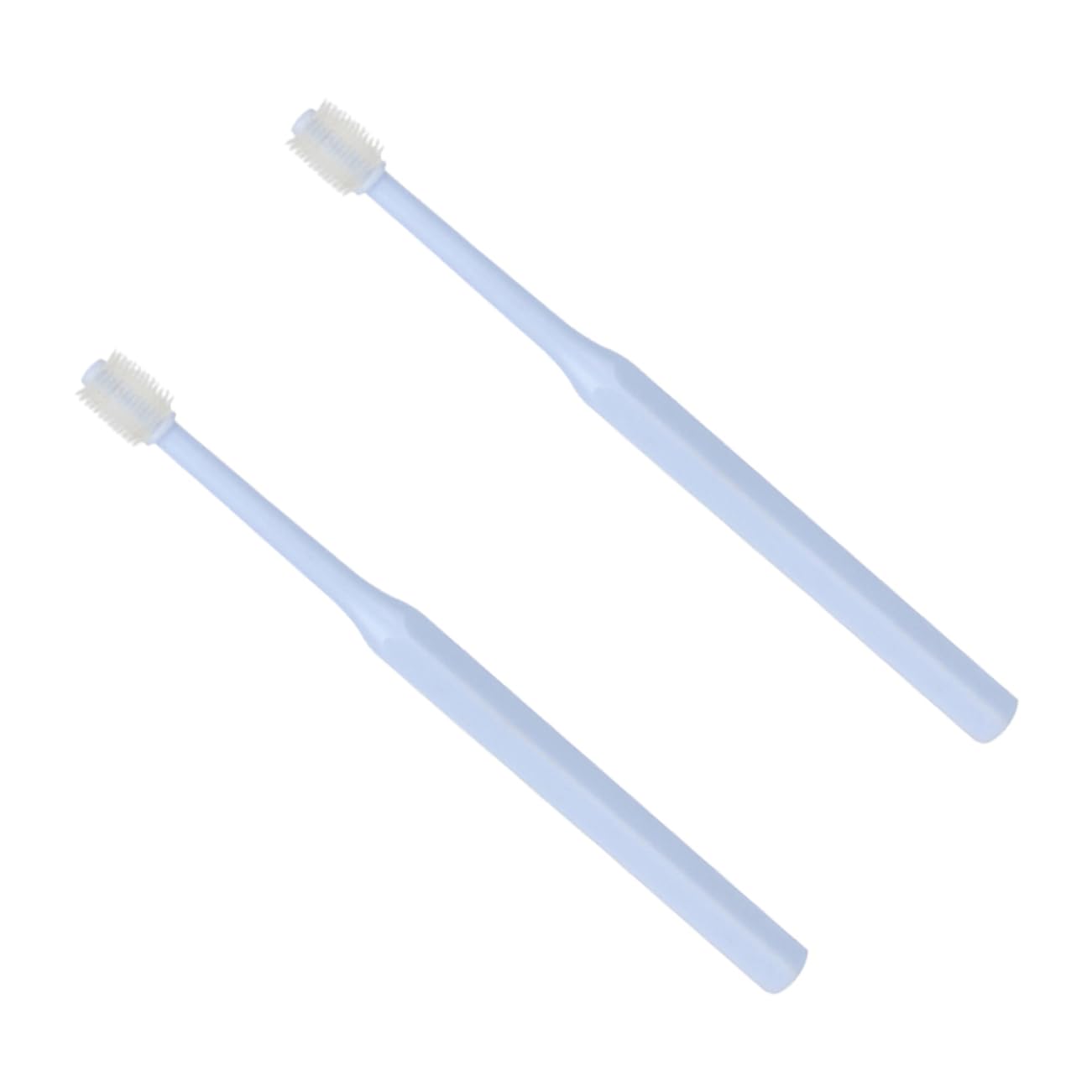 Toddmomy Multi-use Pet Toothbrush Household Cat Puppy Cleaning Brush Gentle Bristles -Slip Handle Pieces