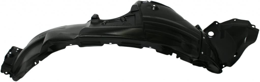 For Toyota Highlander Splash Guard/Fender Liner 2008 2009 2010 | Front, Driver Side, with Towing Package | Replacement For 53806-0E050, TO1248150 | Trim: All Submodels