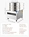 VEVOR Chicken Plucker Machine, 23.6 in Drum, 2200W & 240RPM Electric Chicken Plucking Machine with 119 Soft Fingers & Transport Wheels, Stainless Steel Feather Remover for Processing 2-4 Chicks Once